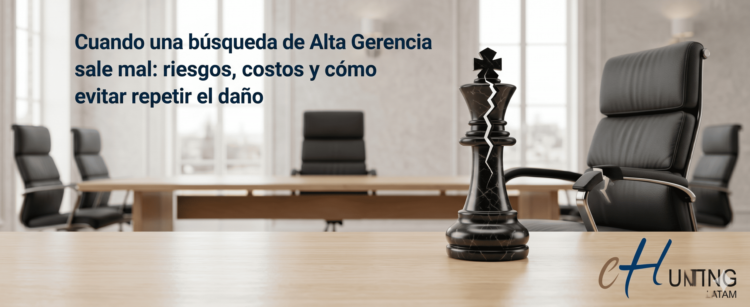 Gráfico sobre riesgos y costos de una mala contratación de Alta Gerencia