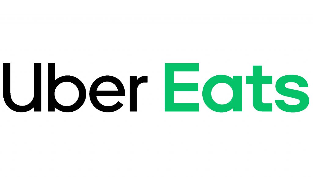 Logo de Uber Eats, plataforma de delivery en Latinoamérica.